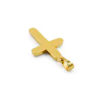 Anhänger Kreuz poliert Gelbgold in 21.0 mm
