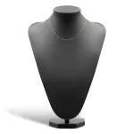 Goldkette als Venezianerkette in Gelbgold 333 / 8K, 42 cm lang, 0,7 mm breit, Gewicht ca. 1.4 g.