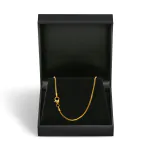 Goldkette als Bingokette in Gelbgold 750 / 18K, 45 cm lang, 1,3 mm breit, Gewicht ca. 5.7 g.