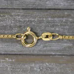 Armband als Venezianerkette in Gelbgold 585 / 14 K, 22 cm lang, 1,2mm breit, Gewicht ca. 2.3 g.
