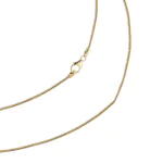 Goldkette als Tondakette in Gelbgold 585 / 14K, 80 cm lang, 1,8 mm breit, Gewicht ca. 14.8 g.