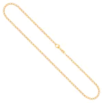 Zwillingspanzerkette Gelbgold