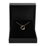 Anhänger Schwingendes Herz Gelbgold 7 mm