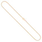 Goldkette als Tondakette in Gelbgold 750 / 18K, 40 cm lang, 1,2 mm breit, Gewicht ca. 6.2 g.