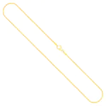 Goldkette als Tondakette in Gelbgold 333 / 8K, 42 cm lang, 1 mm breit, Gewicht ca. 3 g.