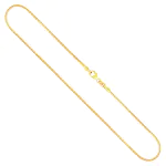 Goldkette als Tondakette in Gelbgold 333 / 8K, 40 cm lang, 1,2 mm breit, Gewicht ca. 4.8 g.