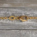 Goldkette als Ankerkette rund in Gelbgold 750 / 18K, 70 cm lang, 2 mm breit, Gewicht ca. 9.8 g.