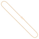Goldkette als Tondakette in Gelbgold 333 / 8K, 45 cm lang, 1,2 mm breit, Gewicht ca. 5.1 g.