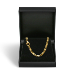 Goldkette als Dollarkette in Gelbgold 585 / 14K, 50 cm lang, 3,7 mm breit, Gewicht ca. 22.4 g.