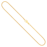 Goldkette als Venezianerkette in Gelbgold 333 / 8K, 45 cm lang, 1,8 mm breit, Gewicht ca. 8.5 g.