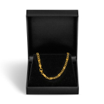 Goldkette als Fantasiekette in Gelbgold 333 / 8K, 45 cm lang, 3,5 mm breit, Gewicht ca. 3.7 g.