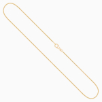 Goldkette als Schlangenkette in Gelbgold 750 / 18K, 50 cm lang, 0,9 mm breit, Gewicht ca. 4.8 g.