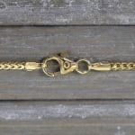 Goldkette als Bingokette in Gelbgold 333 / 8K, 50 cm lang, 1,5 mm breit, Gewicht ca. 6.3 g.