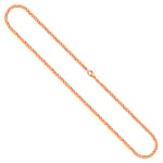 Goldkette als Panzerkette flach in Gelbgold 375 / 9K, 60 cm lang, 2,7 mm breit, Gewicht ca. 10 g.