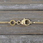 Goldkette als Bingokette in Gelbgold 333 / 8K, 50 cm lang, 1,1 mm breit, Gewicht ca. 3.1 g.
