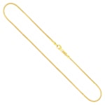 Goldkette als Tondakette in Gelbgold 333 / 8K, 45 cm lang, 1,2 mm breit, Gewicht ca. 5.4 g.