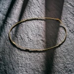 Goldkette als Tondakette in Gelbgold 333 / 8K, 45 cm lang, 1,2 mm breit, Gewicht ca. 5.1 g.