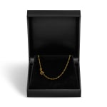 Goldkette als Singapurkette in Gelbgold 333 / 8K, 45 cm lang, 1,4 mm Breit, Gewicht ca. 1,4 g.