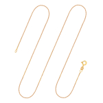 Goldkette als Ankerkette diamantiert in Gelbgold 585 / 14K, 36 cm lang, 1,2 mm breit, Gewicht ca. 1.8 g.