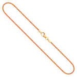 Goldkette als Bingokette in Gelbgold 333 / 8K, 50 cm lang, 1,5 mm breit, Gewicht ca. 6.3 g.