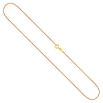 Goldkette als Schlangenkette in Gelbgold 333 / 8K, 40 cm lang, 0,9 mm breit, Gewicht ca. 2.8 g.