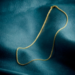 Goldkette als Ankerkette diamantiert in Gelbgold 750 / 18K, 50 cm lang, 1,7 mm breit, Gewicht ca. 5.8 g.