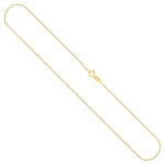 Goldkette als Schlangenkette in Gelbgold 333 / 8K, 45 cm lang, 0,8 mm breit, Gewicht ca. 1.9 g.