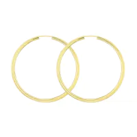 Goldene Creolen, Gelbgold in 2.5 mm