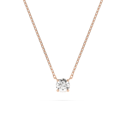 Diamantanhänger in 0,15 Karat, Rotgold 585 / 14 Karat, mit einer 585ger Goldkette in 45 cm lang, Gewicht ca. 1,5 g.