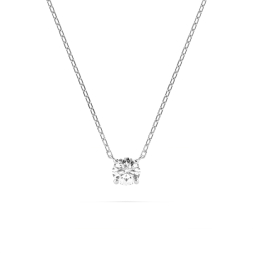 Diamantanhänger in 0,15 Karat, Weißgold 585 / 14 Karat, mit einer 585ger Goldkette in 45 cm lang, Gewicht ca. 1,5 g.
