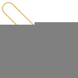 Goldkette als Ankerkette rund in Gelbgold 375 / 9K, 80 cm lang, 1,5 mm breit, Gewicht ca. 4.4 g.