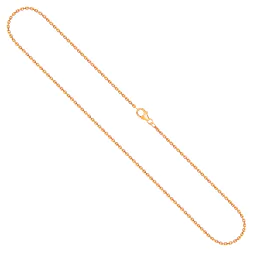 Goldkette als Ankerkette diamantiert in Gelbgold 585 / 14 Karat, 55 cm lang, 1.7 mm breit, Gewicht ca. 5,6 g.