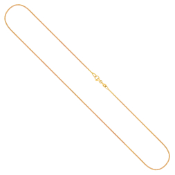 Goldkette als Panzerkette in Gelbgold 333 / 8K, 36 cm lang, 0.8 mm breit, Gewicht ca. 0.9 g.