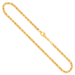 Goldkette als Königskette in Gelbgold 333 / 8K, 45 cm lang, 2,8 mm breit, Gewicht ca. 23 g.