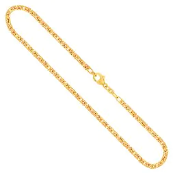 Goldkette als Königskette in Gelbgold 333 / 8K, 45 cm lang, 2,8 mm breit, Gewicht ca. 23 g.