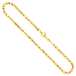 Goldkette als Königskette in Gelbgold 750 / 18K, 45 cm lang, 2,8 mm breit, Gewicht ca. 30 g.