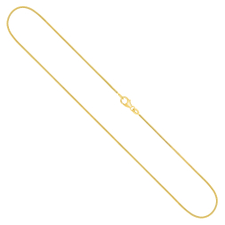 Goldkette als Schlangenkette in Gelbgold 333 / 8K, 50 cm lang, 0,9 mm breit, Gewicht ca. 3.5 g.