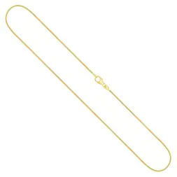 Goldkette als Schlangenkette in Gelbgold 333 / 8K, 50 cm lang, 0,9 mm breit, Gewicht ca. 3.5 g.