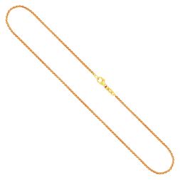 Goldkette als Zopfkette in Gelbgold 585 / 14K, 50 cm lang, 1,7 mm breit, Gewicht ca. 5.7 g.