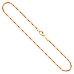 Goldkette als Bingokette in Gelbgold 333 / 8K, 100 cm lang, 1,5 mm breit, Gewicht ca. 12.6 g.