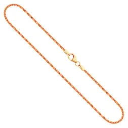Goldkette als Bingokette in Gelbgold 333 / 8K, 100 cm lang, 1,5 mm breit, Gewicht ca. 12.6 g.