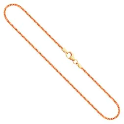 Goldkette als Bingokette in Gelbgold 333 / 8K, 60 cm lang, 1,5 mm breit, Gewicht ca. 7.6 g.
