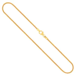 Goldkette als Bingokette in Gelbgold 585 / 14K, 85 cm lang, 1,8 mm breit, Gewicht ca. 16.5 g.