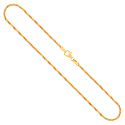 Goldkette als Bingokette in Gelbgold 333 / 8K, 38 cm lang, 1,8 mm breit, Gewicht ca. 6.3 g.