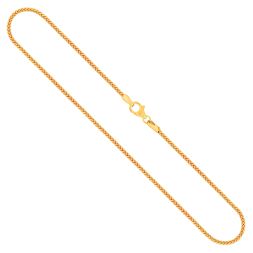 Goldkette als Bingokette in Gelbgold 585 / 14K, 50 cm lang, 1,8 mm breit, Gewicht ca. 11 g.