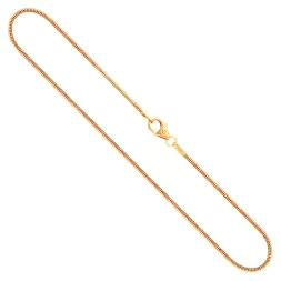 Goldkette als Schlangenkette in Gelbgold 585 / 14 Karat, 95 cm lang, 1.2 mm breit, Gewicht ca. 8.3 g.