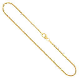 Goldkette als Schlangenkette in Gelbgold 333 / 8 Karat, 55 cm lang, 1.2 mm breit, Gewicht ca. 4.1