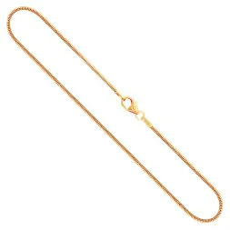 Goldkette als Schlangenkette in Gelbgold 333 / 8K, 42 cm lang, 1,2 mm breit, Gewicht ca. 3.2 g.