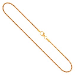Goldkette als Schlangenkette in Gelbgold 333 / 8K, 36 cm lang, 1,4 mm breit, Gewicht ca. 2.8 g.
