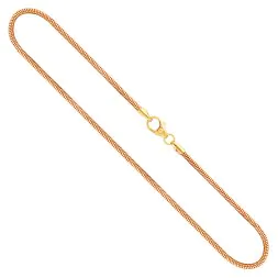 Goldkette als Schlangenkette in Gelbgold 585 / 14K, 42 cm lang, 1,6 mm breit, Gewicht ca. 5.5 g.